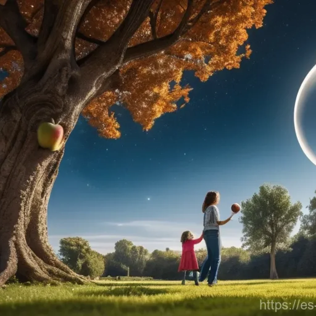 기초 물리학 - **Gravity's Embrace: From Apple to Andromeda**
"A captivating, high-definition, wide-angle shot ...