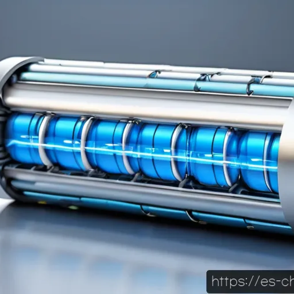 산화 상태 - A highly detailed scientific illustration of lithium-ion battery internal structure, showing the mov...